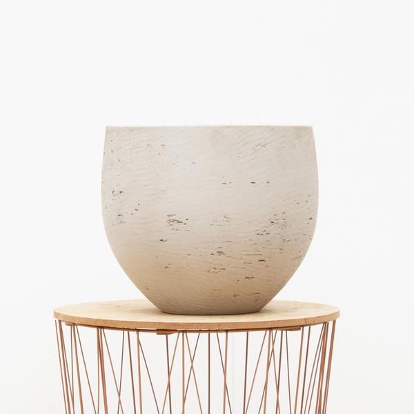 Bloempot Jumbo Orb Beige Washed Bloempot  - XS - Diameter 69cm  x Hoogte 57cm