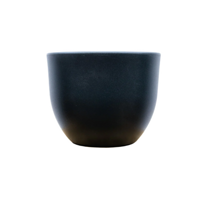 Pot Eggy Antraciet - Bloempot voor binnen en buiten  D100 x H77 - Planttoday