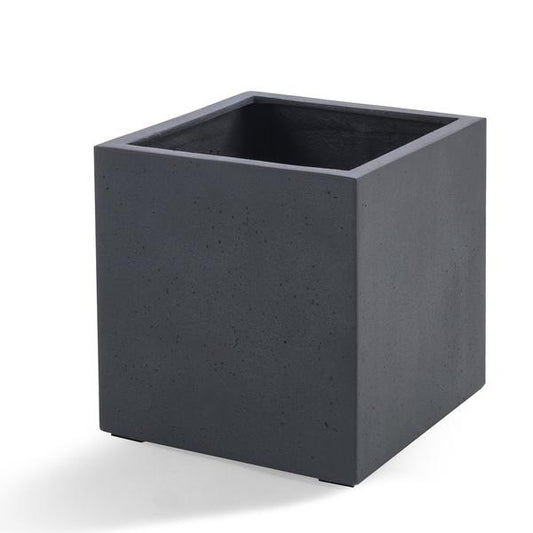 Pot Grigio Cube Anthracite - D60 x H60