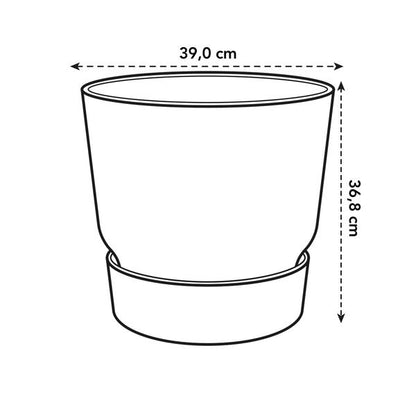 Pot elho Greenville Round green - D39 x H37