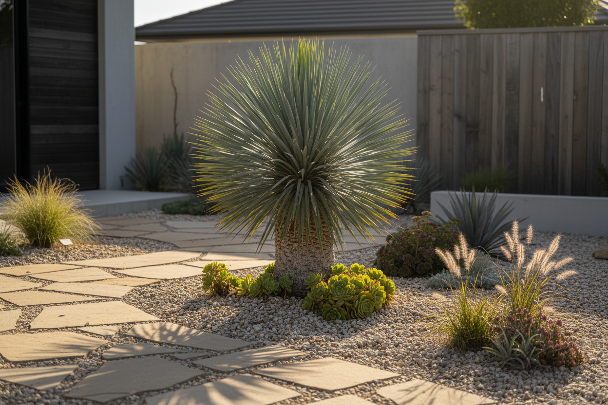 Yucca Rostrata | Buitenplant 140 cm mooi in een tuin waar die in past